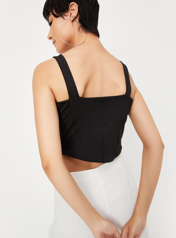 Women Panelled Corset Top