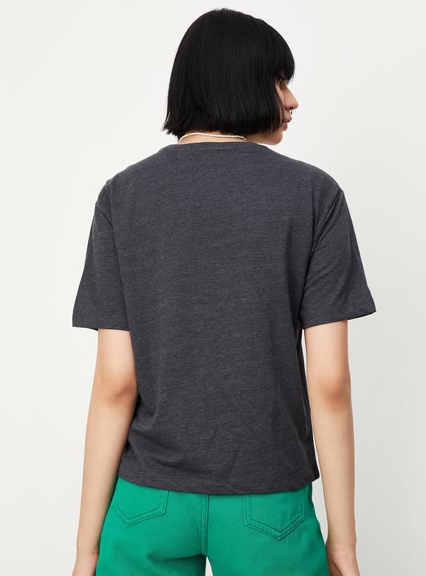 Women Graphic Printed Oversized T-shirt