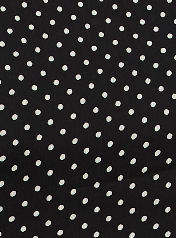 Women Polka Dot Fit & Flare Dress