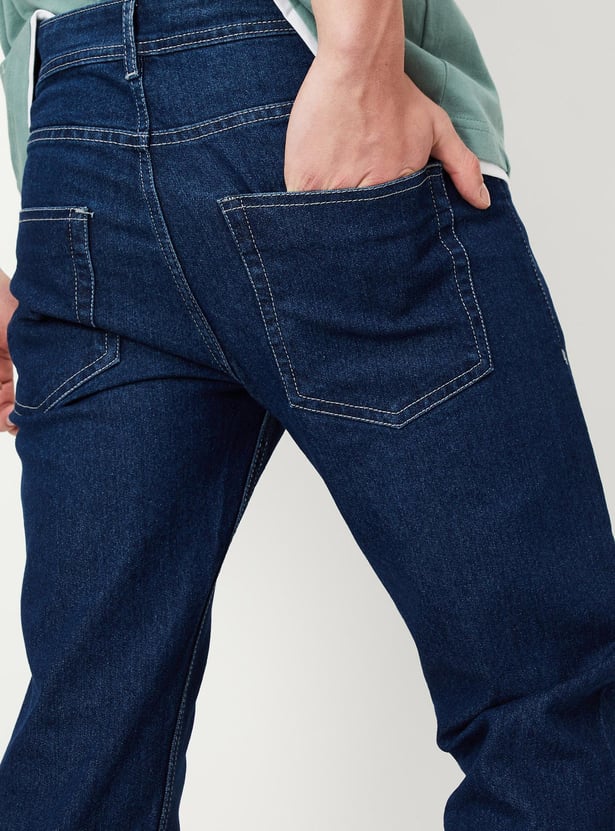 Men Regular Fit Solid Jeans