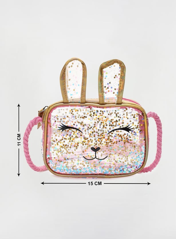 Girls Printed Sling Bag