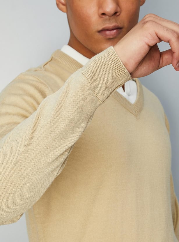 Men Soft Low Pill Slim Fit Sweater