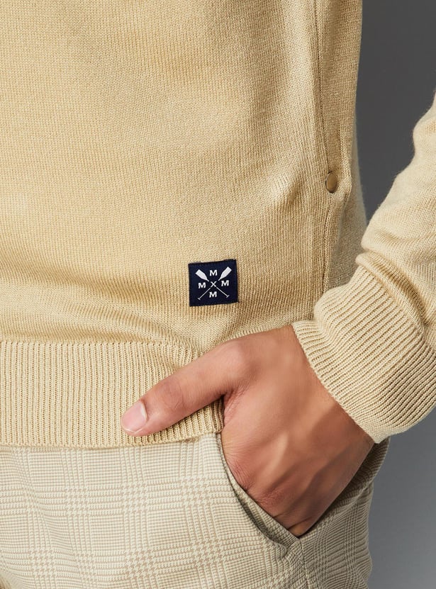 Men Soft Low Pill Slim Fit Sweater