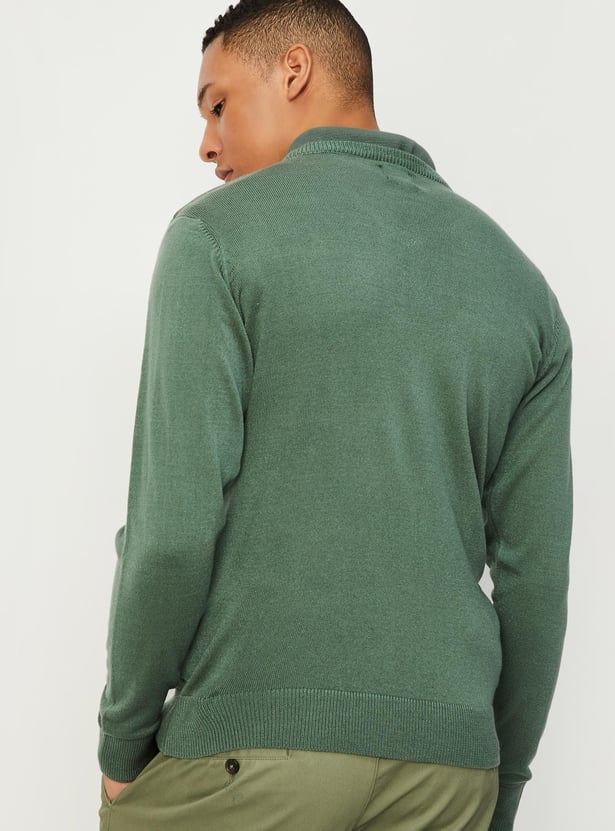 Men Soft Low Pill Slim Fit Sweater