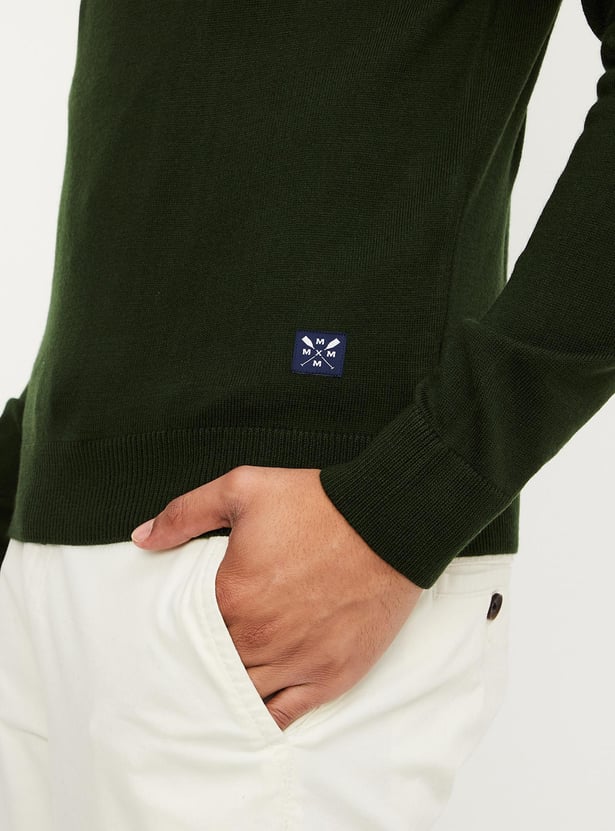 Men Soft Low Pill Slim Fit Sweater
