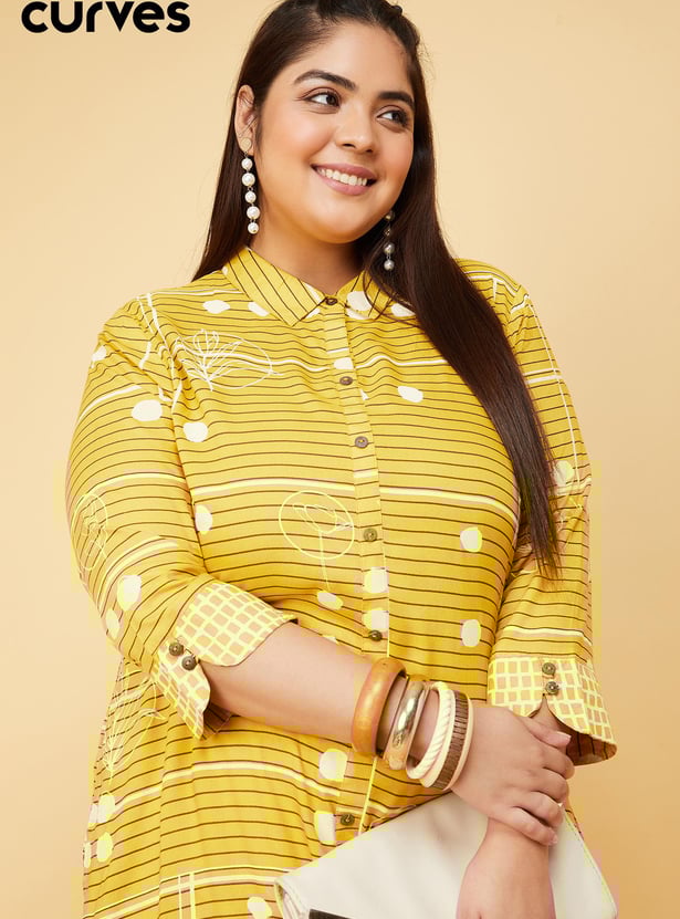 Women Printed Straight Kurta