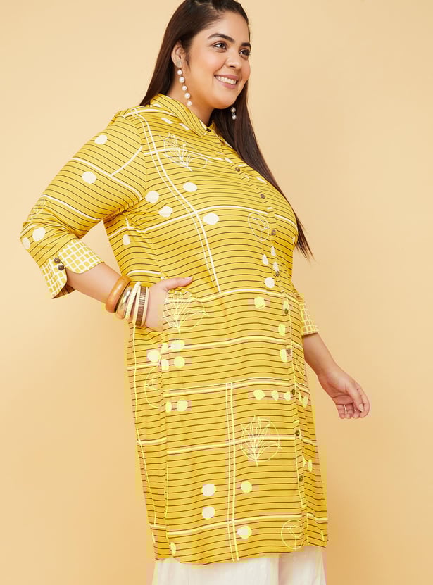 Women Printed Straight Kurta