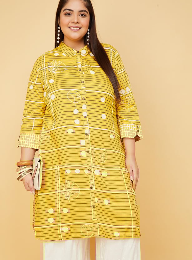 Women Printed Straight Kurta