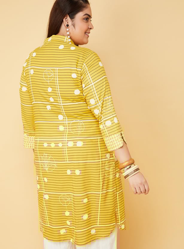 Women Printed Straight Kurta