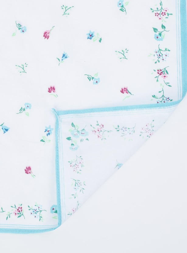 Women Floral Printed Handkerchief - Pack of 6