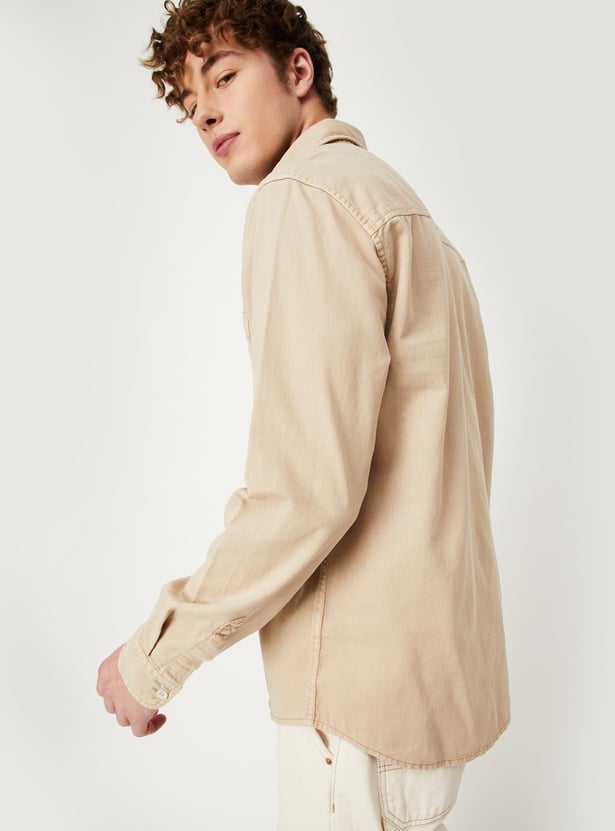 Men Slim Fit Casual Shirt