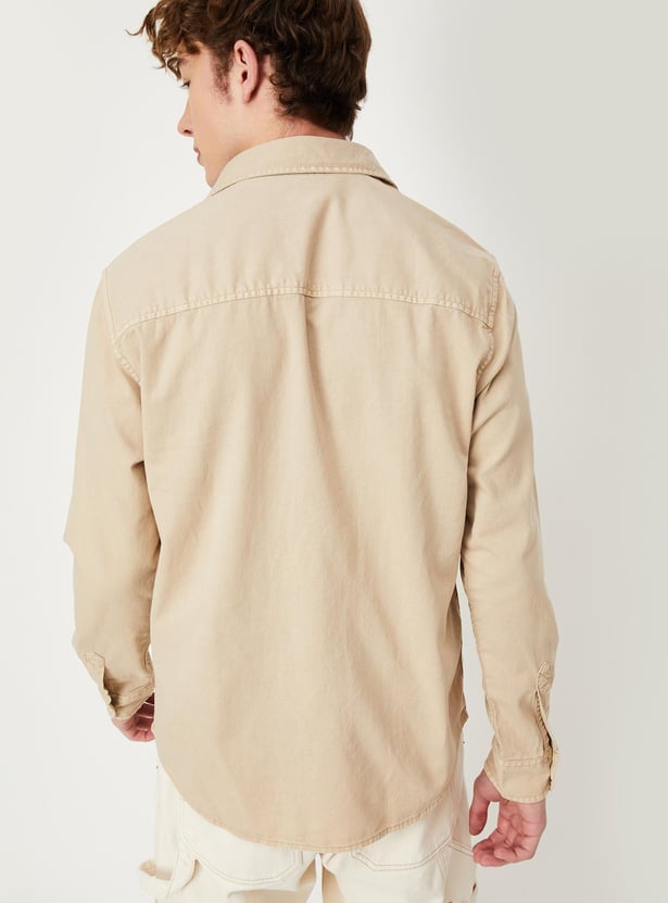 Men Slim Fit Casual Shirt