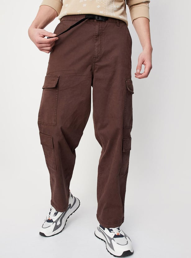Men Relaxed Fit Cargo Pants