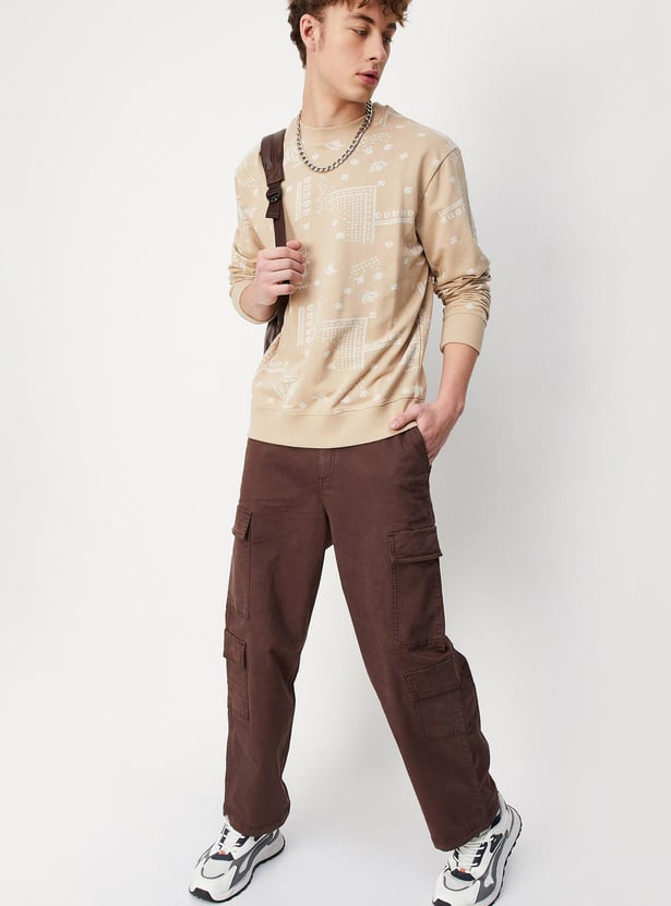 Men Relaxed Fit Cargo Pants