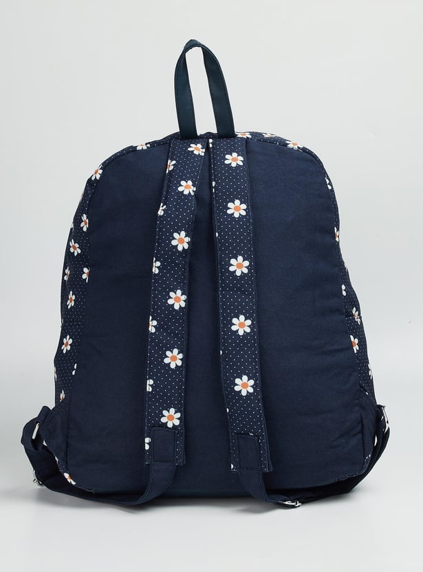 Women Floral Printed Backpack