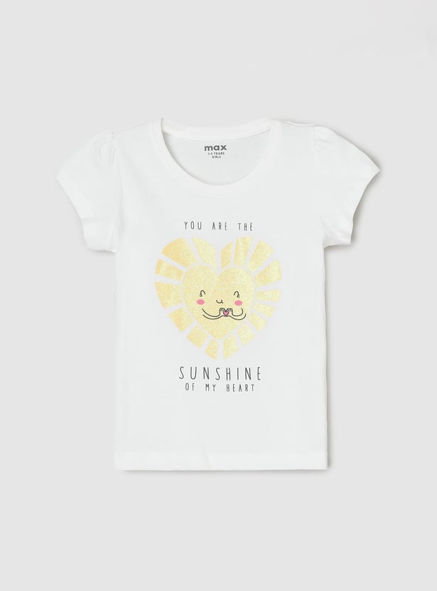 Girls Graphic Printed T-shirt