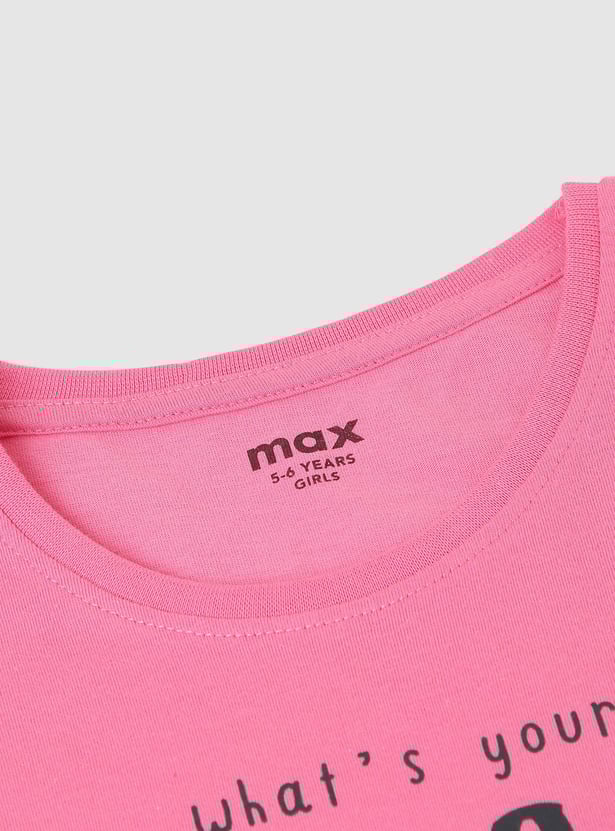 Girls Graphic Printed T-shirt