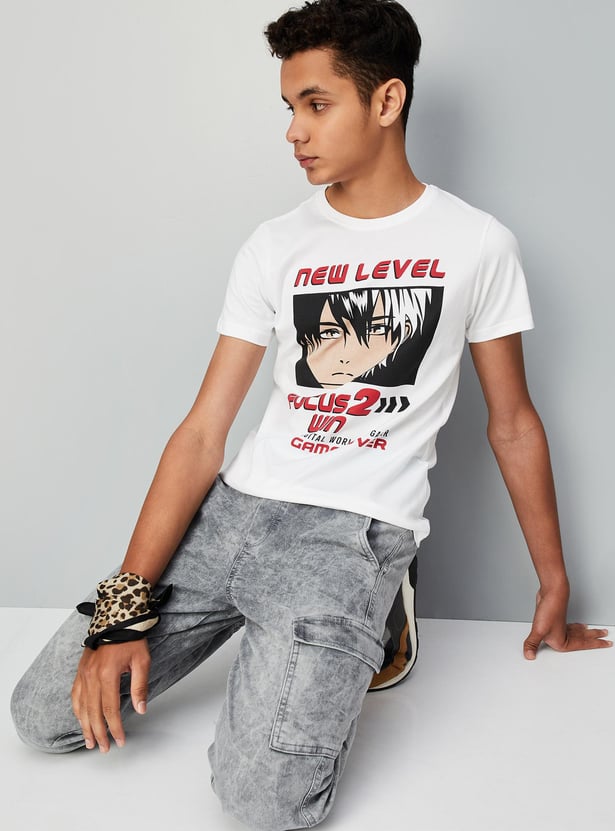 Boys Graphic Printed T-shirt