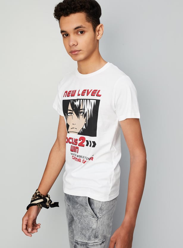 Boys Graphic Printed T-shirt