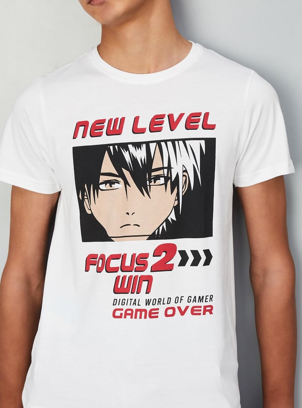 Boys Graphic Printed T-shirt