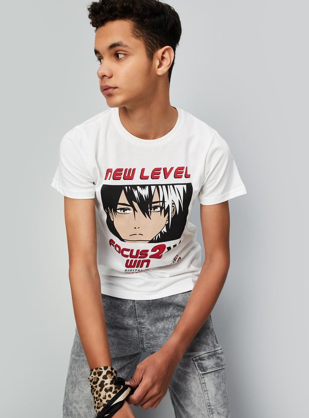 Boys Graphic Printed T-shirt
