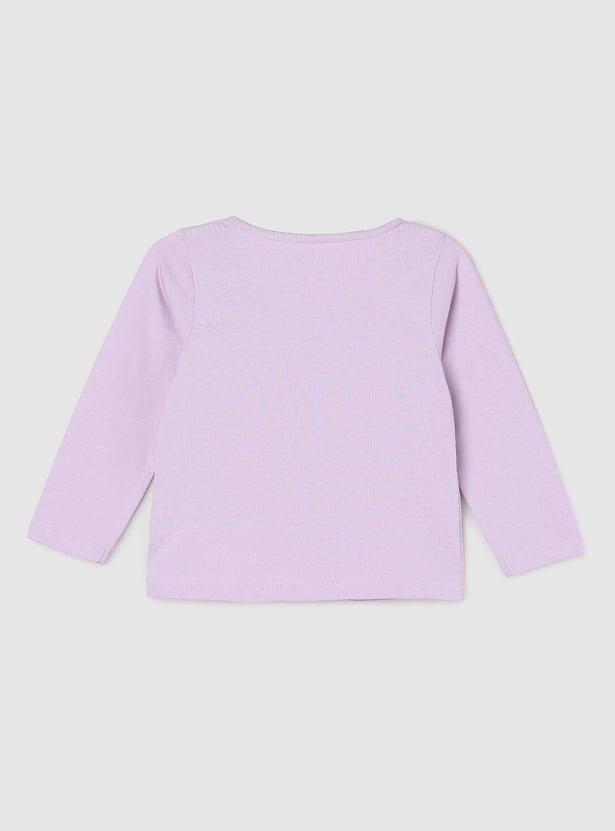 Girls Printed Cotton Top