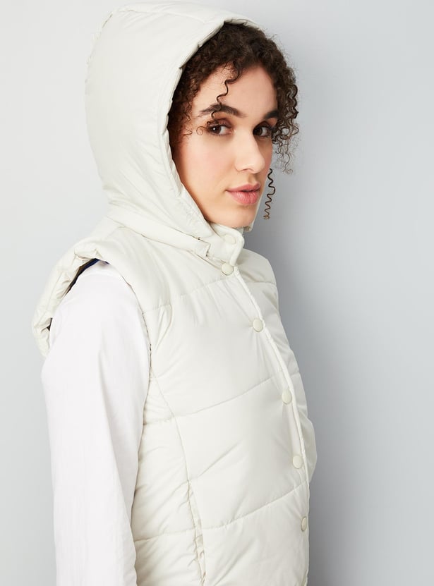 Women Hooded Puffer Gilet