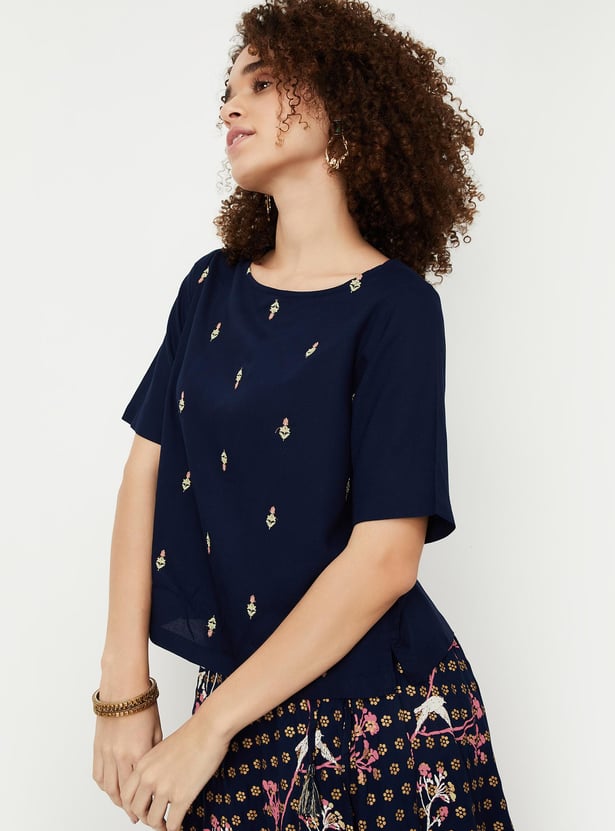 Women Embroidered Top