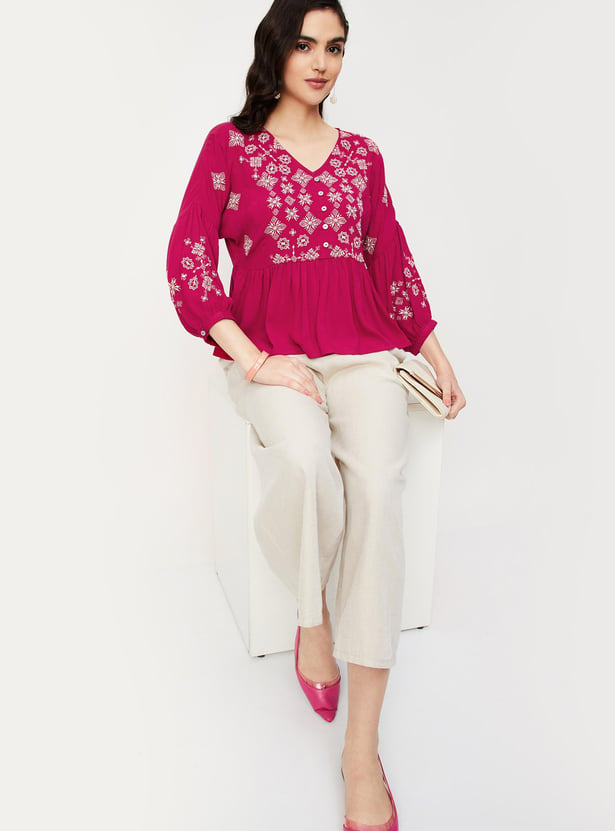 Women Embroidered Tunic