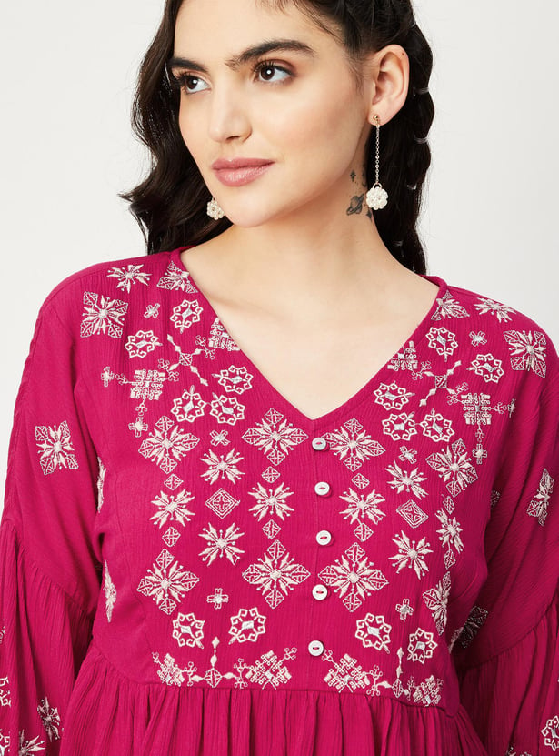 Women Embroidered Tunic