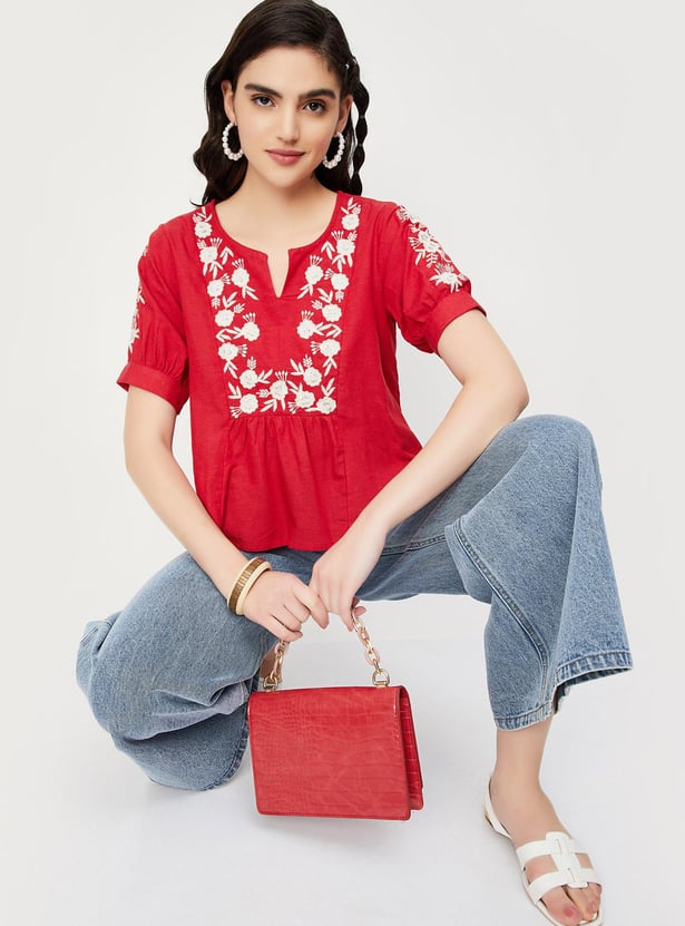 Women Embroidered Tunic