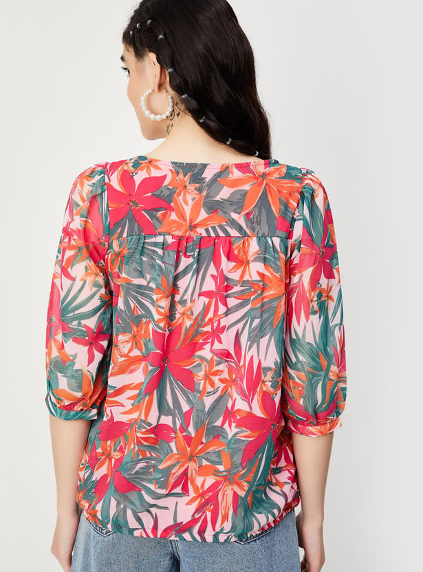 Women Floral Printed Tunic