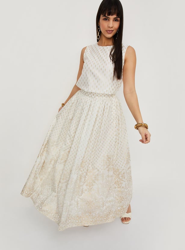 Women Printed Sleeveless Top