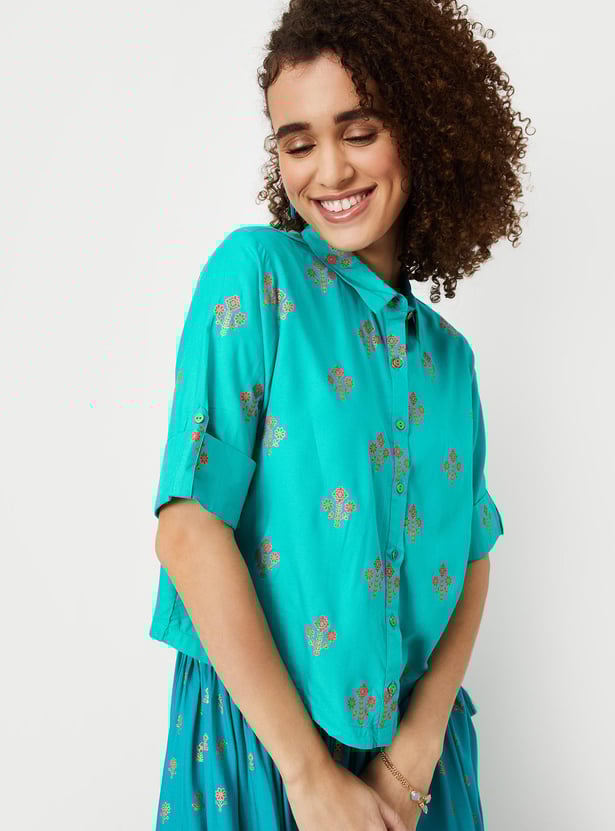 Women All-Over Printed Top
