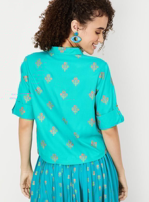 Women All-Over Printed Top