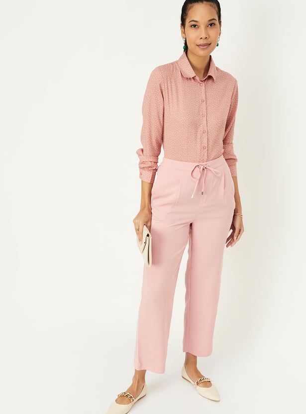 Women Polka Dot Printed Shirt
