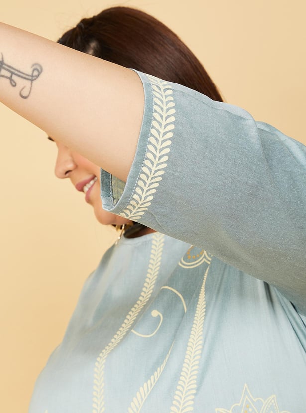 Women Printed Straight Kurta