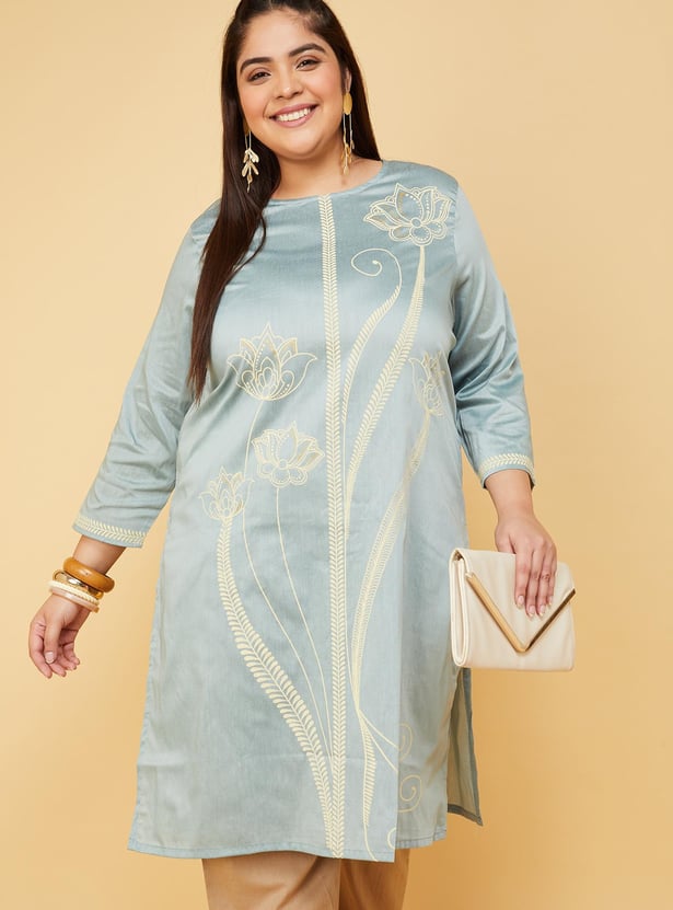 Women Printed Straight Kurta