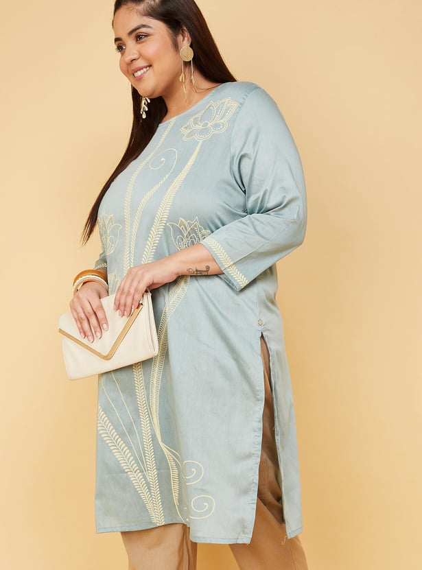 Women Printed Straight Kurta