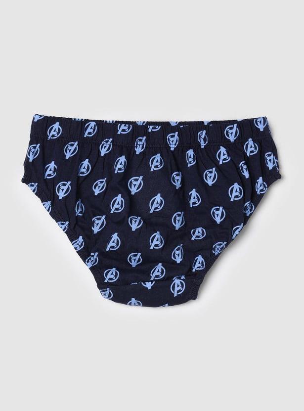 Boys Printed Briefs - Pack of 3