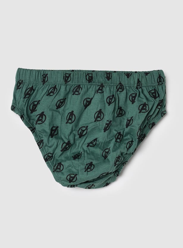 Boys Printed Briefs - Pack of 3