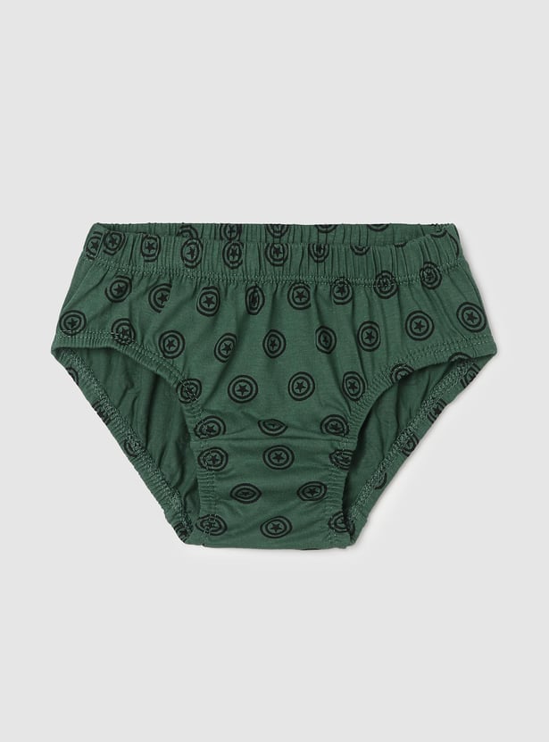 Boys Printed Briefs - Pack of 3