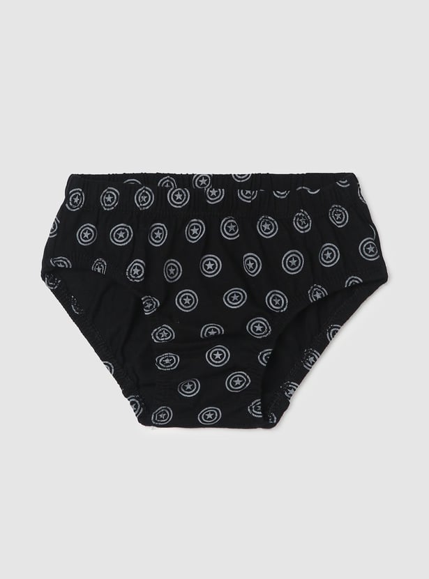 Boys Printed Briefs - Pack of 3