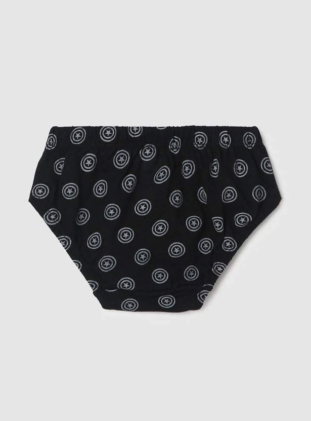 Boys Printed Briefs - Pack of 3