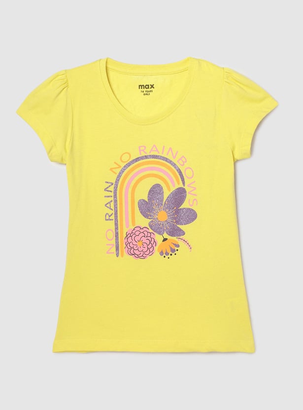 Girls Graphic Printed T-shirt