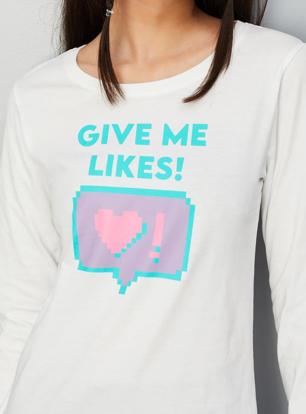 Girls Graphic Printed T-shirt