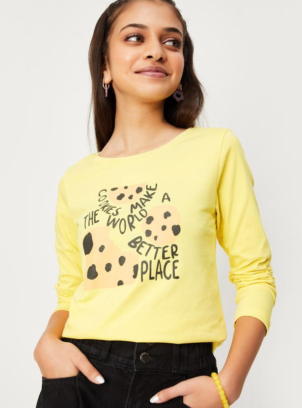 Girls Graphic Printed T-shirt