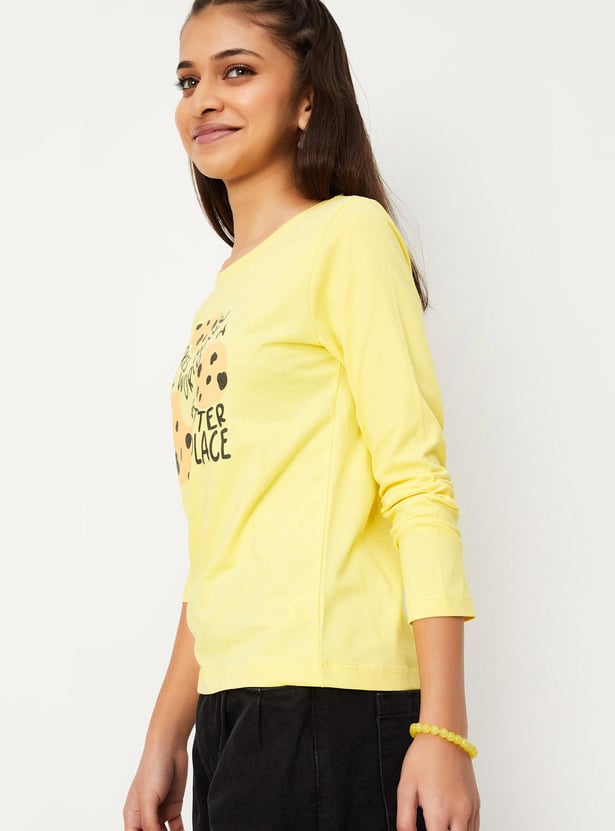 Girls Graphic Printed T-shirt