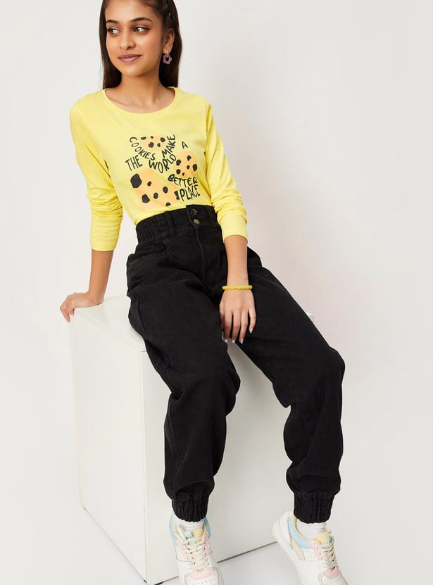 Girls Graphic Printed T-shirt