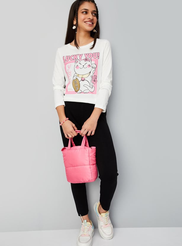 Girls Graphic Printed T-shirt